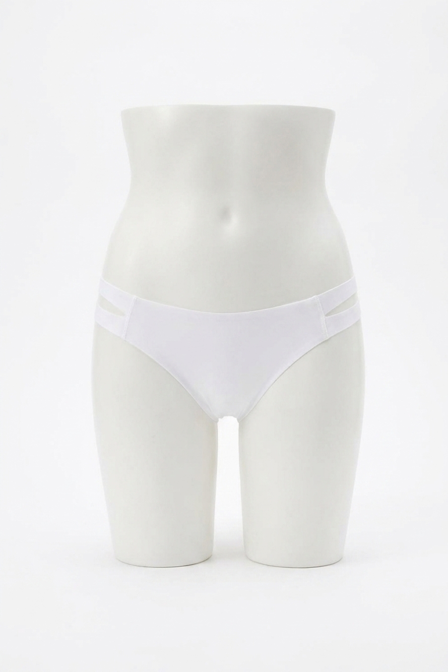 NEW COMMANDO women's the stripped thong panty in white